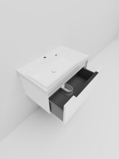 Тумба под раковину La Fenice Simpla FNC-01-SIM-B-80 Белая матовая 80 см